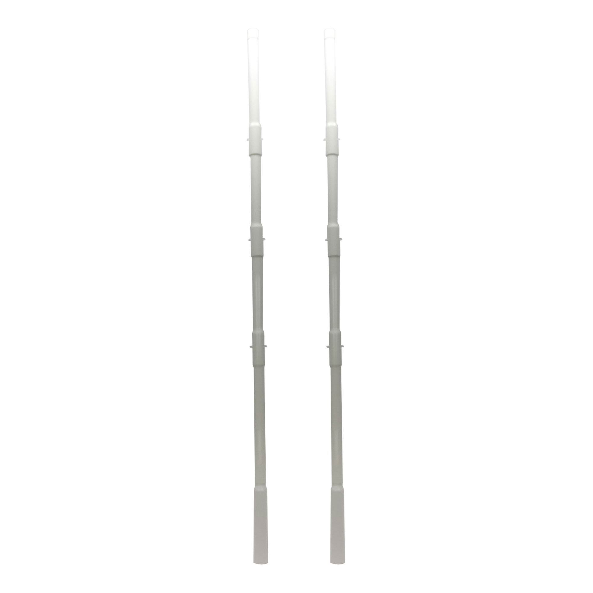 Water Tech Swimming Pool Spa Manual Cleaner 5-Piece Telescopic Pole (2 Pack)