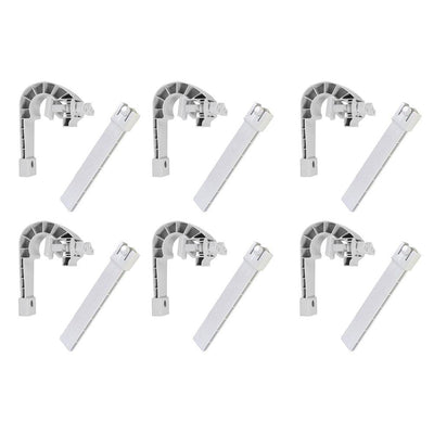 Intex Skimmer Hook and Adjuster for Metal Frame Pools Replacement Part (6 Pack)