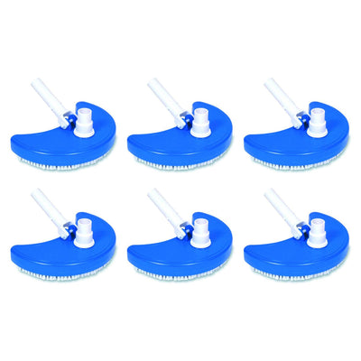 Hydrotools 8110 Weighted Half Moon Pool Spa Maintenance Vaccum Head (6 Pack)