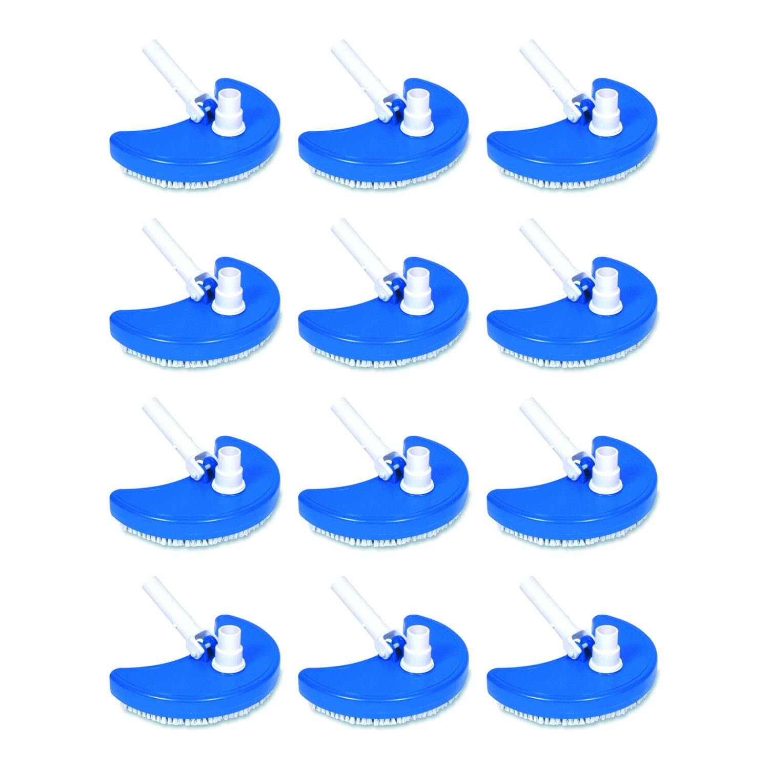 Hydrotools 8110 Weighted Half Moon Pool Spa Maintenance Vaccum Head (12 Pack)