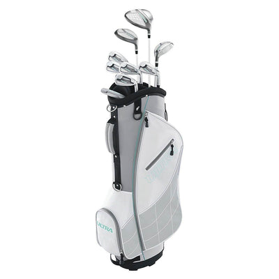 Wilson Ultra Womens Right Handed Complete Golf Club Set with Cart Bag (2 Pack)