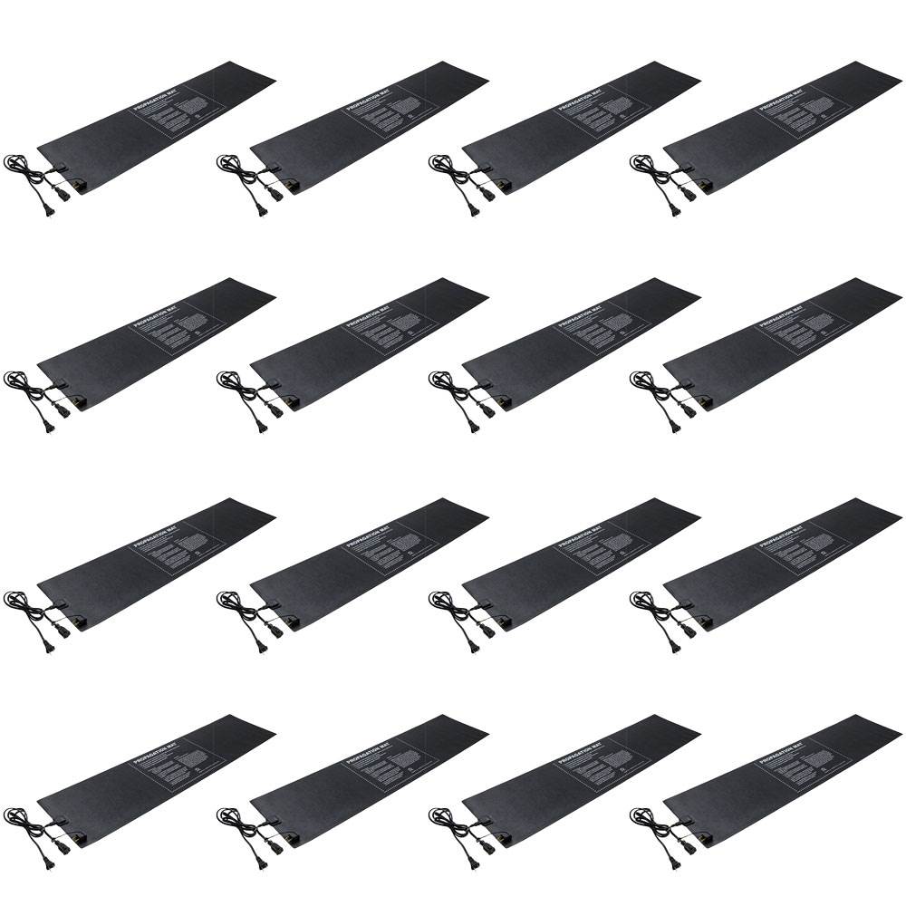 Hydrofarm 19007 Hydroponic 12 x 48-Inch 60W Seed Start Propagation Heat Mat (16) - VMInnovations
