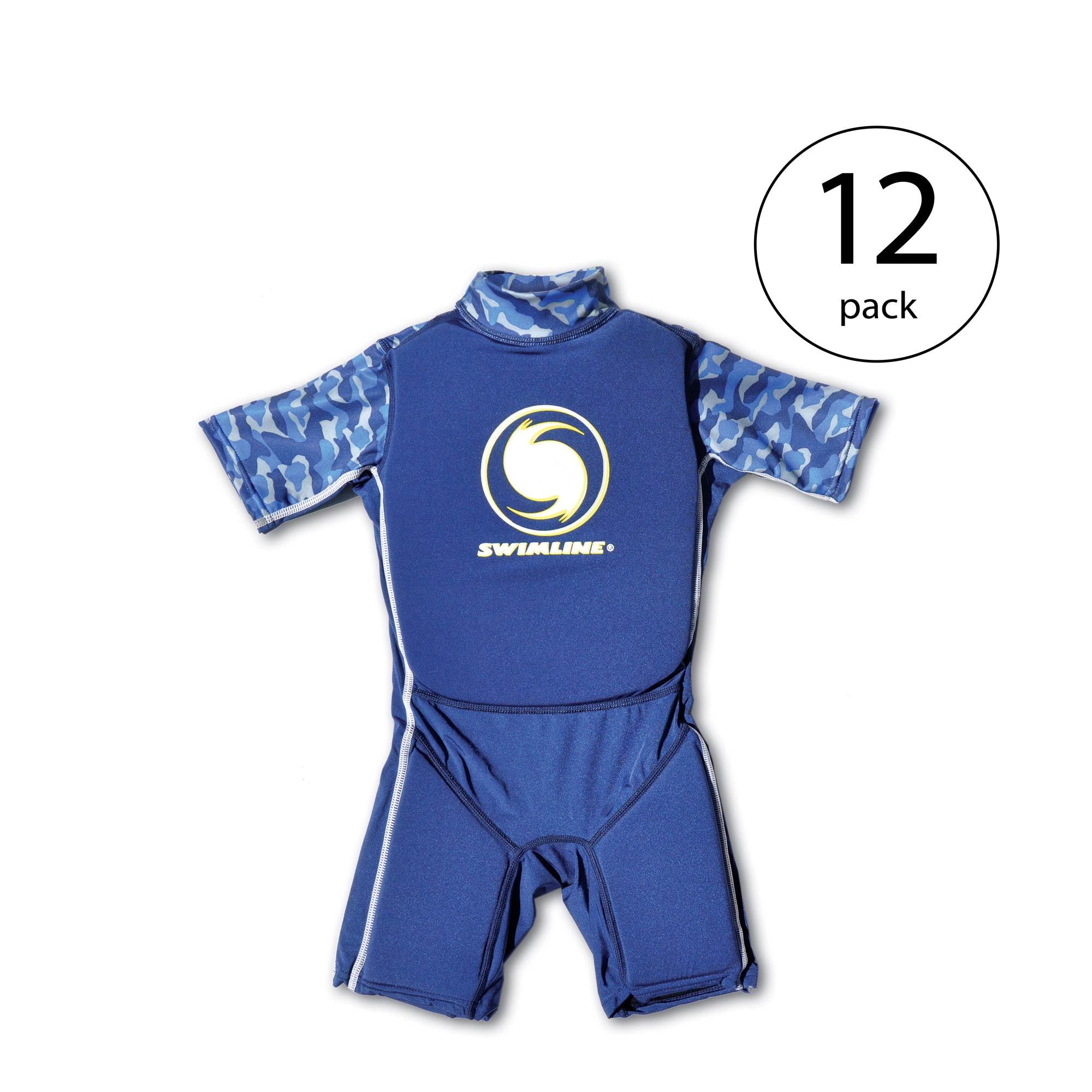 Swimline Blue Lycra Boy's Floating Swim Trainer Wet Suit Vest Large (12 Pack) - VMInnovations