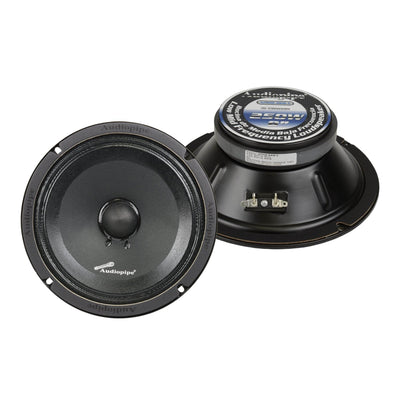 Audiopipe APMB-8SBC 250 Watt 8" Low Mid Frequency Car Audio Loudspeaker (8 Pack)