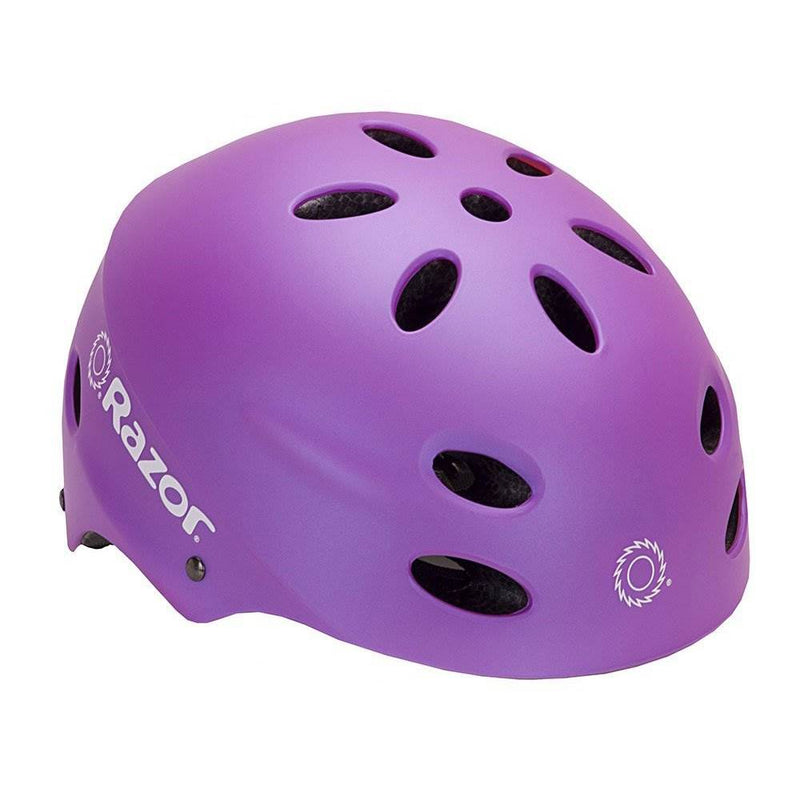 Razor V17 Youth Skateboard Scooter Unisex Adjustable Protective Helmet (2 Pack)