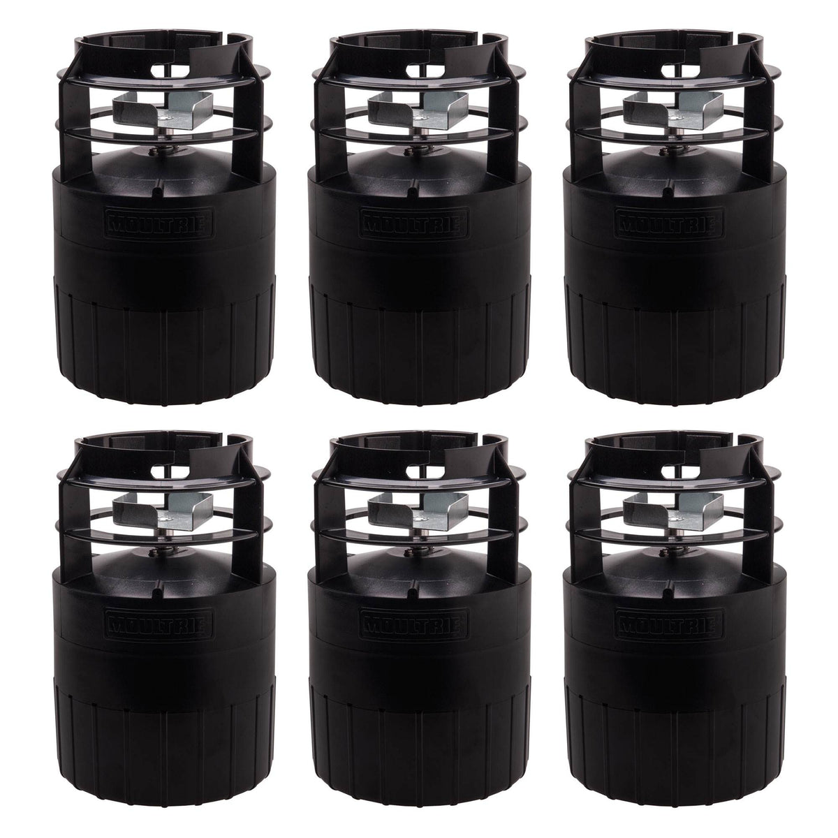 Moultrie Programmable Pro Hunter Quick-Lock Tripod Deer Feeder Kit (6 Pack)