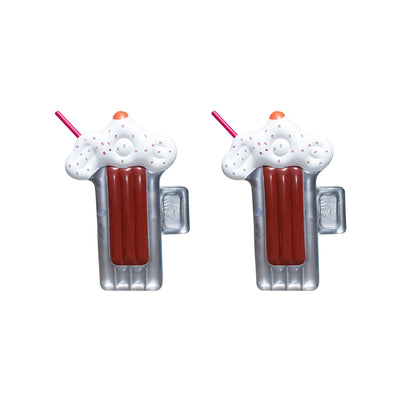 Swimline Root Beer Mug Inflatable Swimming Pool Swim Toy Pool Lake Raft (2 Pack)