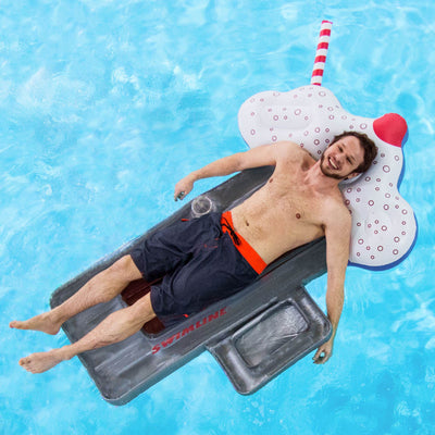 Swimline Root Beer Mug Inflatable Swimming Pool Swim Toy Pool Lake Raft (2 Pack)