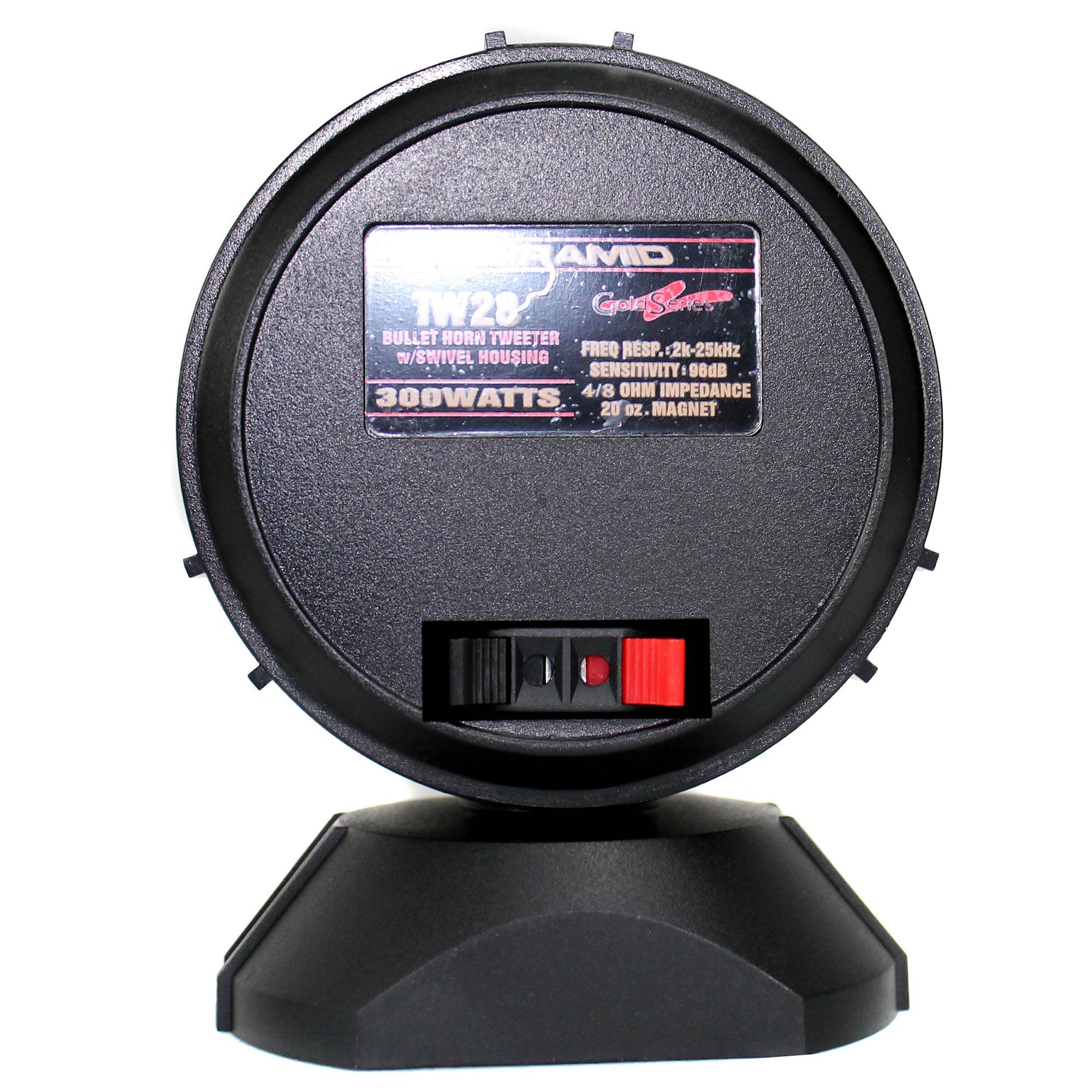 Pyramid TW28 3.75" 300W Super Car Audio Horn Bullet Aluminum Tweeters (24 Pack)