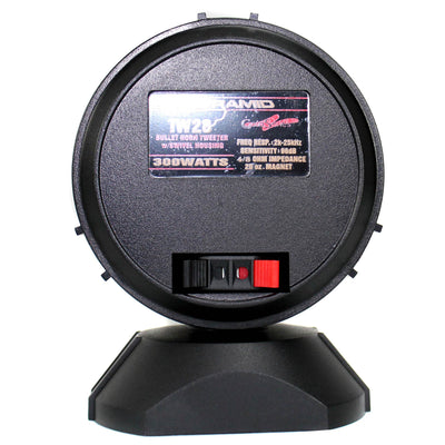 Pyramid TW28 3.75" 300W Super Car Audio Horn Bullet Aluminum Tweeters (24 Pack)