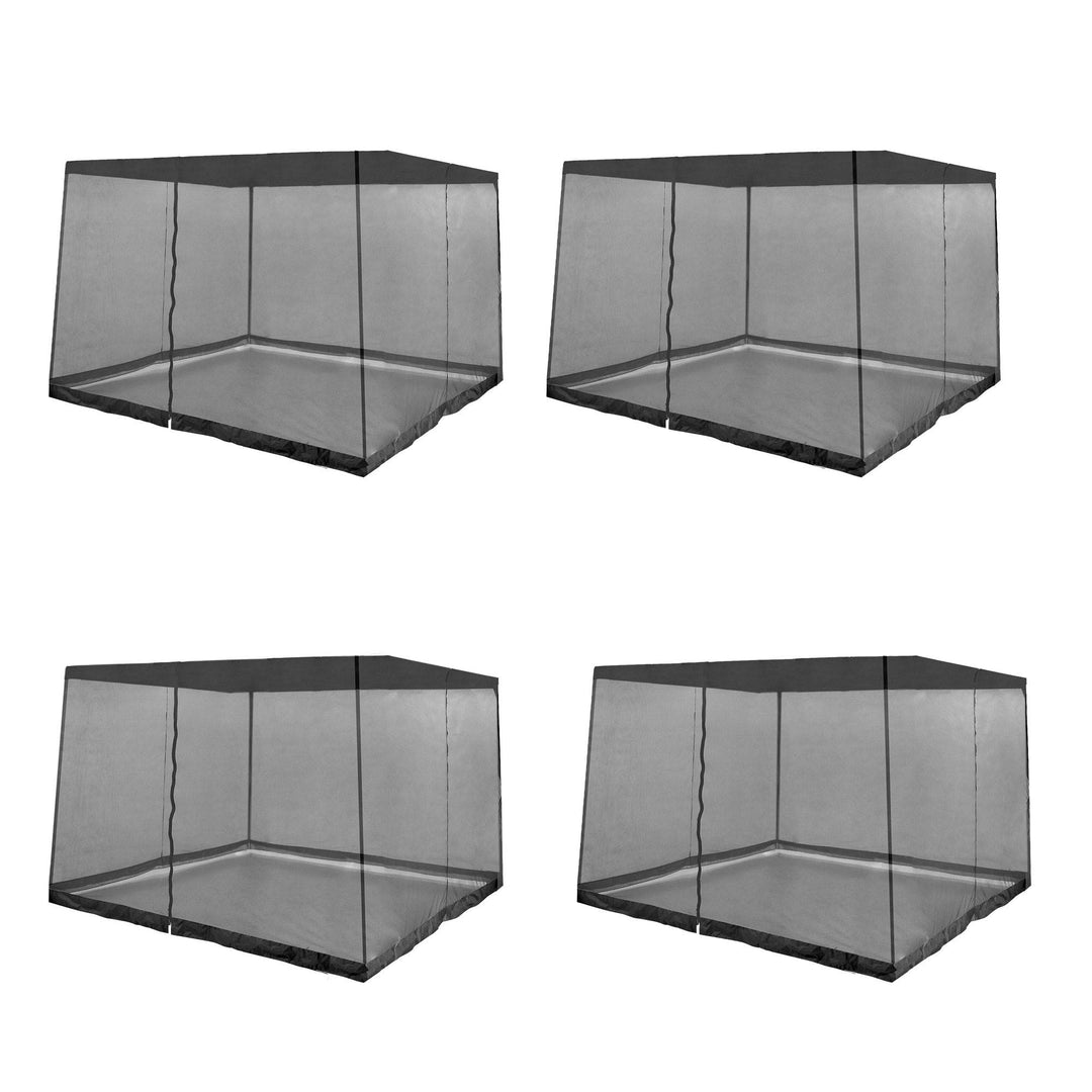 Z-Shade Bug Screen 13' x 13' Instant Gazebo Screenroom (Screen Only) (4 Pack) - VMInnovations