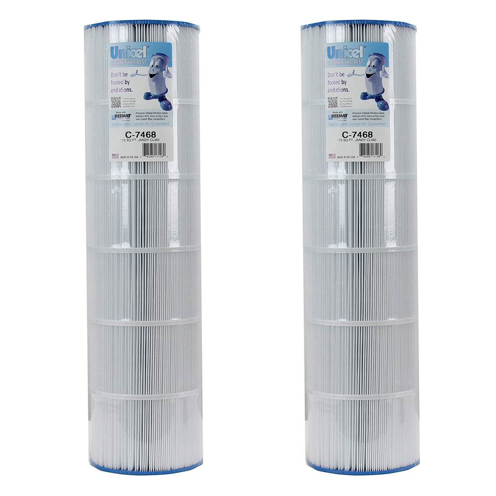 Unicel PJAN115 FC-0810 Swimming Pool Filter Replacement Cartridges (2 Pack)