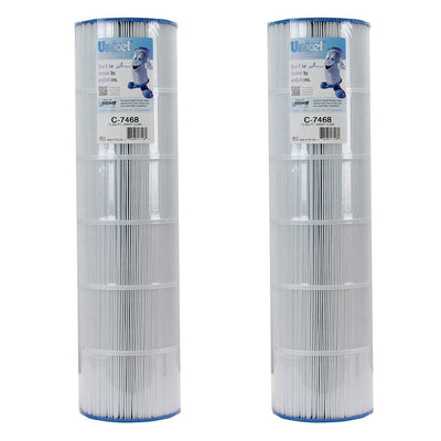 Unicel PJAN115 FC-0810 Swimming Pool Filter Replacement Cartridges (2 Pack)