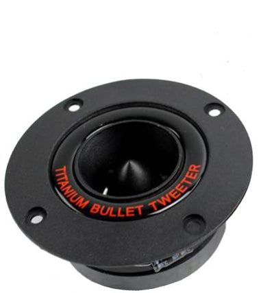 Pyramid TW18BK 3.25" 300W Pro Horn Car Audio Tweeters Speaker Titanium (24Pack)