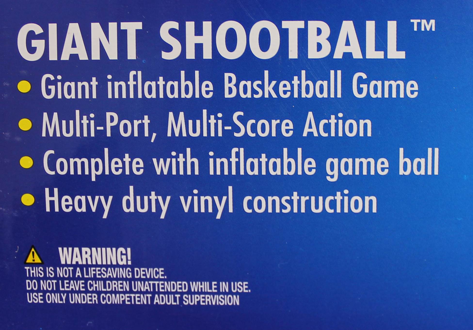 Swimline 90285 Basketball Hoop Giant Inflatable Fun Swimming Pool Toy (6 Pack)