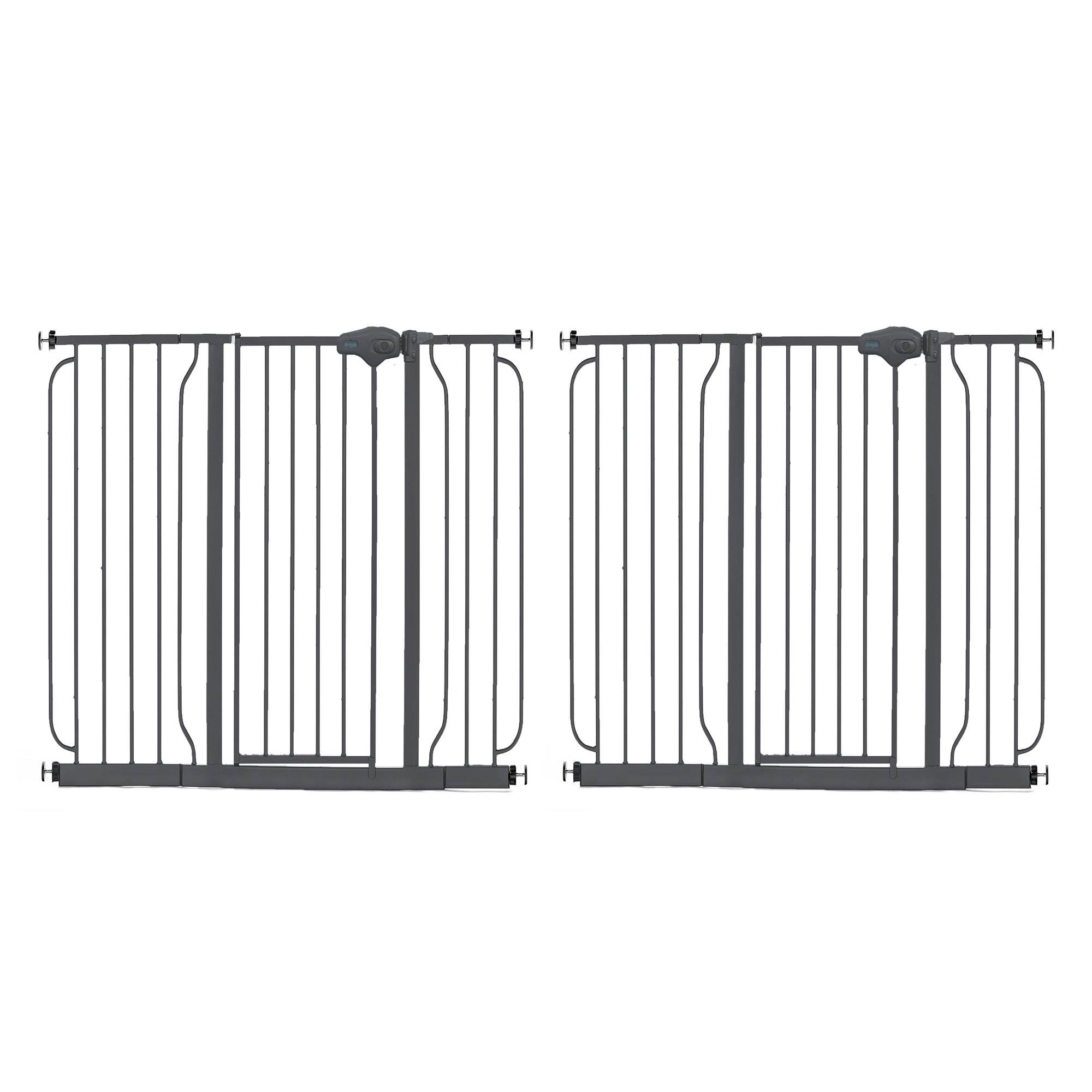 Regalo 51 Inch Easy Step Extra Wide Walk Thru Baby and Pet Safety Gate (2 Pack)