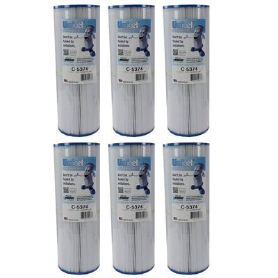 Unicel 65 Sq Ft Replacement Spa Filter Cartridge | C-5374 (6 Pack)