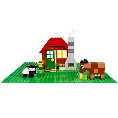 LEGO 32 x 32 Stud 10 x 10 Inch Stackable Building Baseplate, Green (12 Pack)