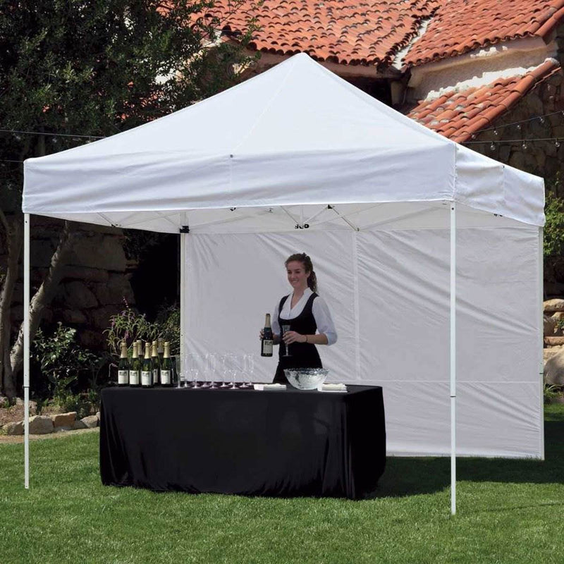 Z-Shade 10 Foot White Peak Instant Canopy Tent Sidewall Accessory Only (4 Pack)