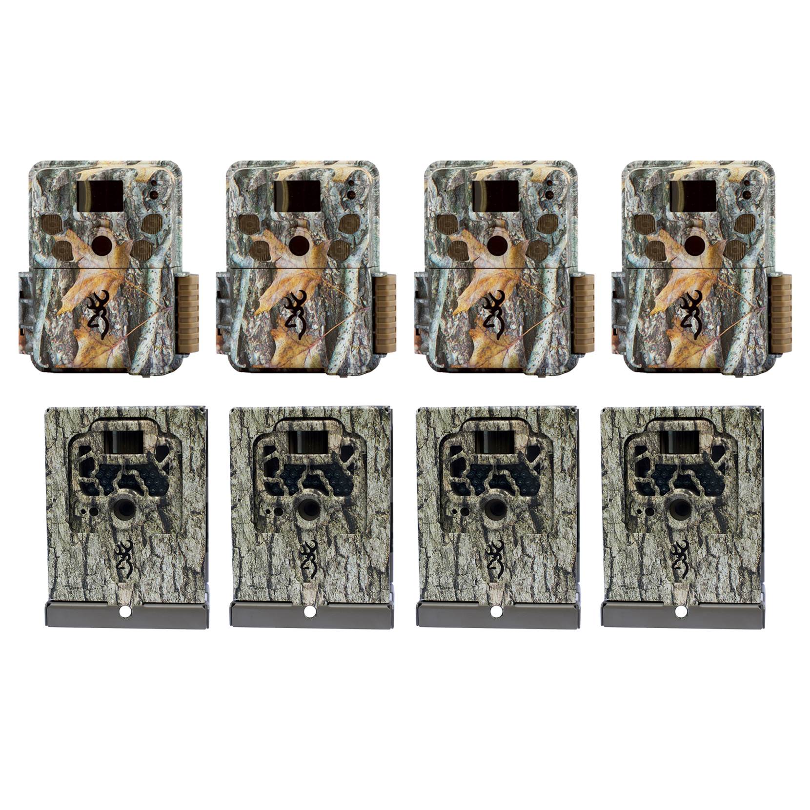 Browning Cameras Security Box (4 Pack) + Trail Camera Strike Force Pro (4 Pack)