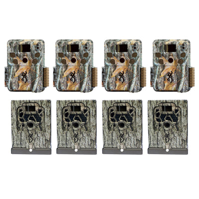 Browning Cameras Security Box (4 Pack) + Trail Camera Strike Force Pro (4 Pack)