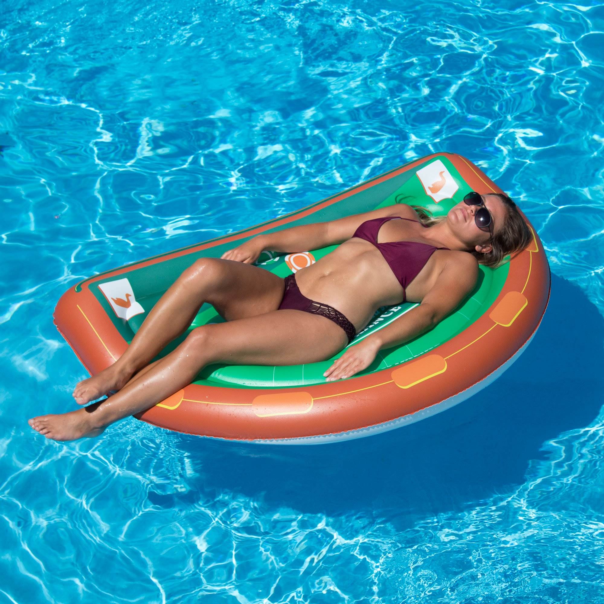 Swimline Giant Inflatable Swimming Pool Blackjack Card Table Float (2 Pack)
