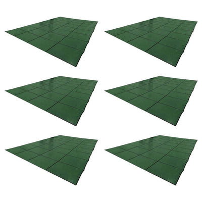 Yard Guard Deck Lock Rectangle Mesh 16x32' Inground Swimming Pool Cover (6 Pack)
