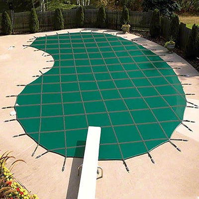 Yard Guard Deck Lock Rectangle Mesh 16x32' Inground Swimming Pool Cover (6 Pack)