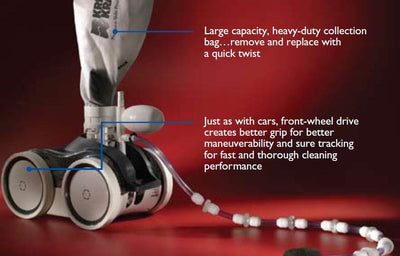 Pentair Pressure Side Pool Cleaner & Snap Lock Pool Cleaner Debris Bag