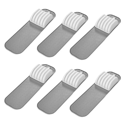Madesmart Safe Small In Drawer 5 Knife Storage Mat with Organizational (6 Pack)