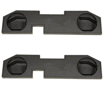 QPower Dodge Ram Quad Cab '02-Newer Dual 12 Inch Subwoofer Enclosure  (2 Pack) - VMInnovations