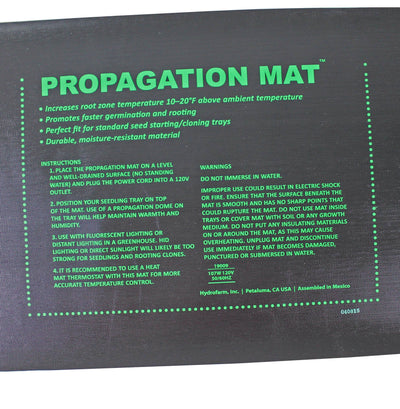 Hydroponic 45W Seed Start Seedling Propagation Heat Mat, 20" x 20.75" (10 Pack)
