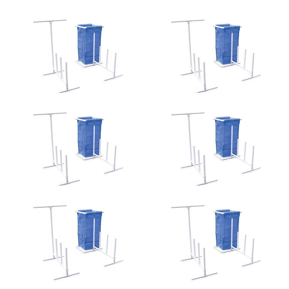 Swimline Hydrotools 8903 Swimming Pool Mesh Bag Toys Poolside Organizer (6 Pack)