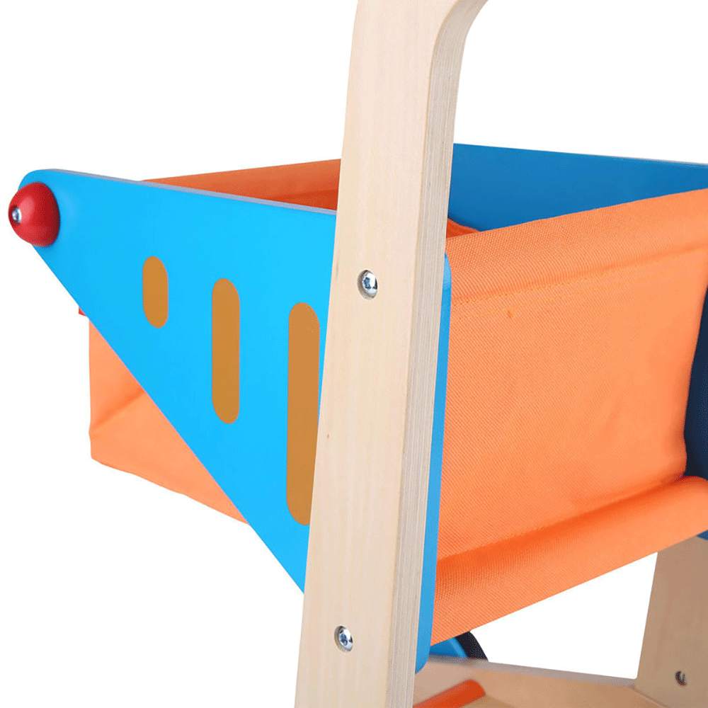 Hape Pretend Play Mini Wooden Kids Supermarket Grocery Shopping Cart (2 Pack)