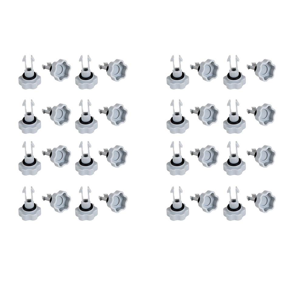 Intex Set of Air Release Valves with O-Rings for Filter Pumps (24 Pack)
