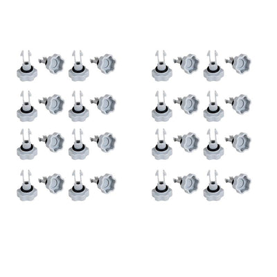 Intex Set of Air Release Valves with O-Rings for Filter Pumps (24 Pack)