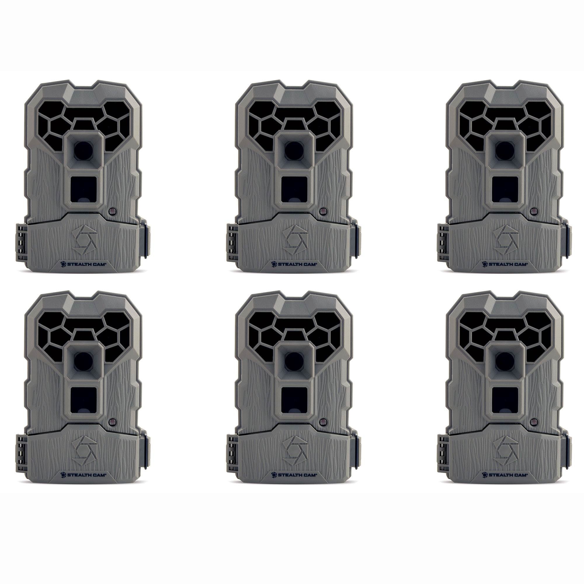 Stealth Cam 10MP Infrared Hunting Scouting Game Trail Camera w/ Video (6 Pack)