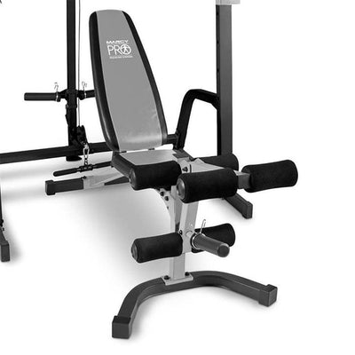 Marcy Home Gym Fitness Deluxe Cage System with Weight Lifting Bench (2 Pack)