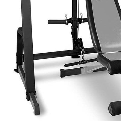 Marcy Home Gym Fitness Deluxe Cage System with Weight Lifting Bench (2 Pack)