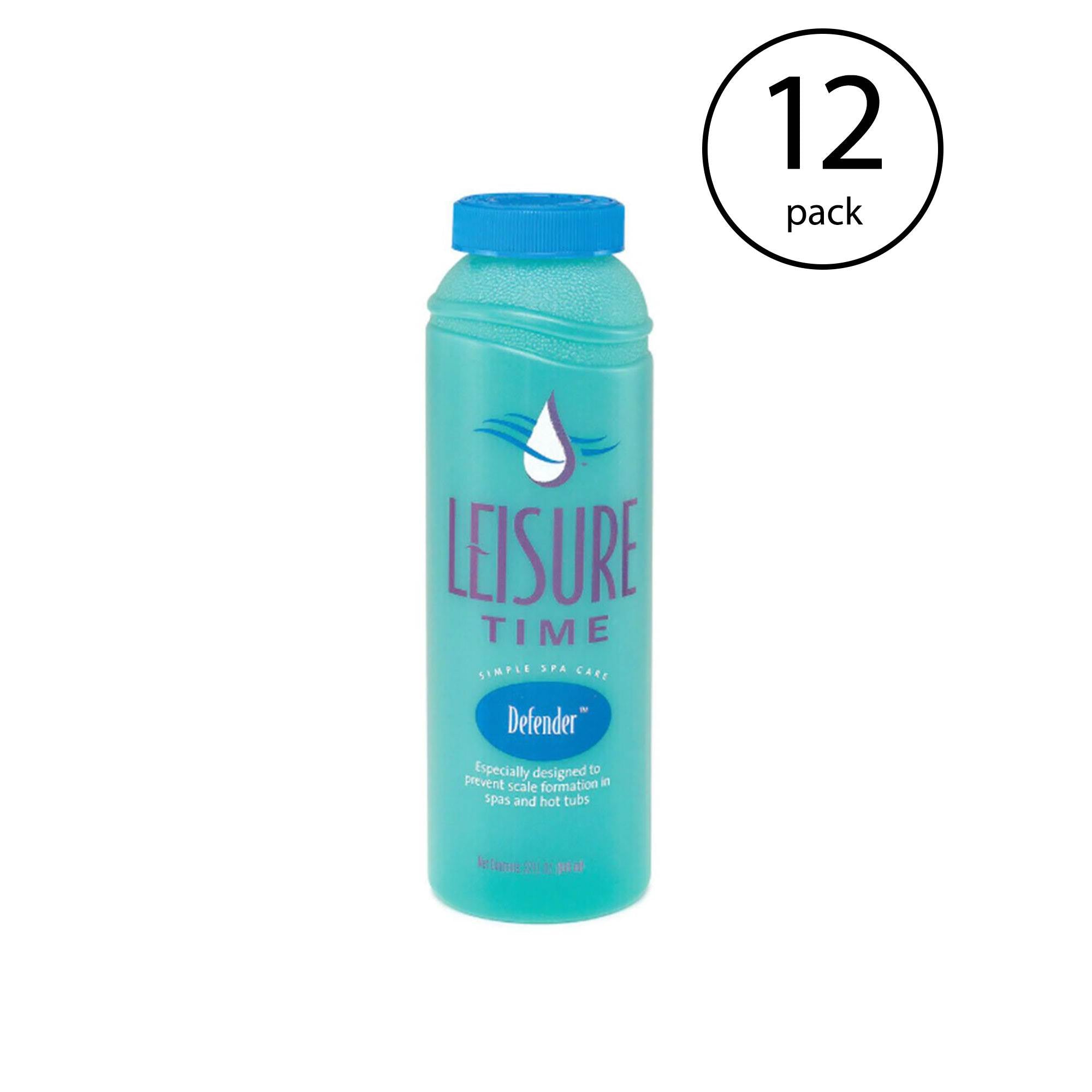 Leisure Time Spa Hot Tub Weekly Stain & Scale Care Chemicals Defender (12 Pack)