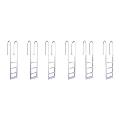 Main Access Pro Series Above Ground Swimming Pool In-pool Ladder (6 Pack)