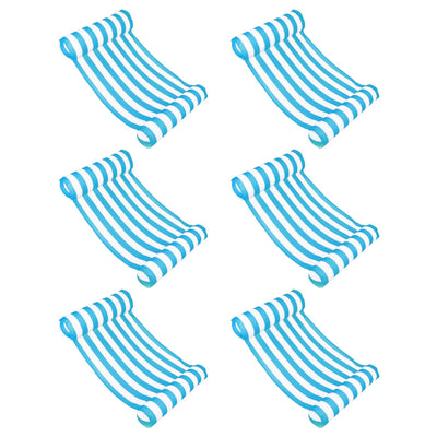 Swimline Swimming Pool Floating Water Hammock Lounge Chair (6 Pack)