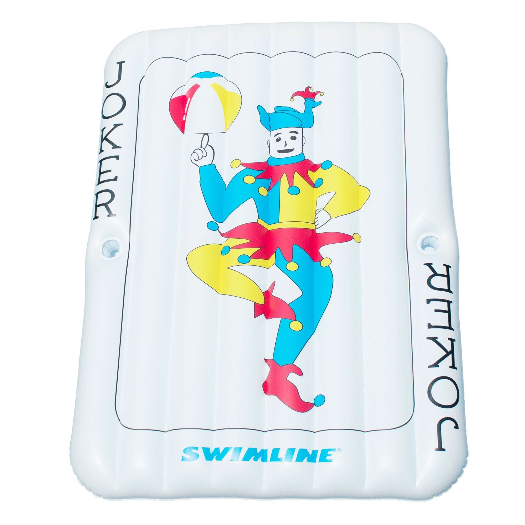Swimline Joker Playing Card Mattress Inflatable 2 Rider Pool Float (2 Pack)