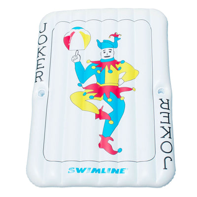 Swimline Joker Playing Card Mattress Inflatable 2 Rider Pool Float  (6 Pack)