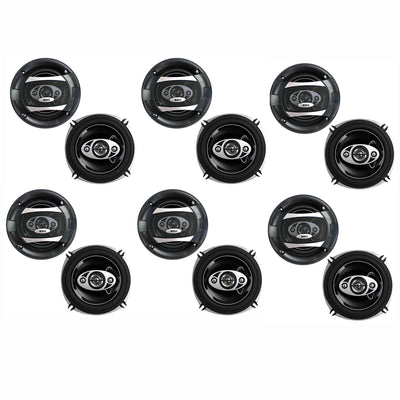 Boss Audio P55.4C 300W 4 Way Car Coaxial Audio Speakers Stereo (12 Speakers)