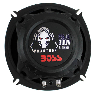 Boss Audio P55.4C 300W 4 Way Car Coaxial Audio Speakers Stereo (12 Speakers)