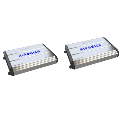 Hifonics Zeus 2400 Watt Max Class D Monoblock Car Audio Amplifier (2 Pack)
