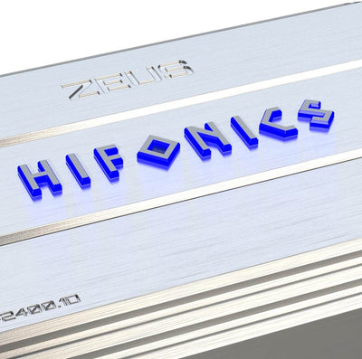 Hifonics Zeus 2400 Watt Max Class D Monoblock Car Audio Amplifier (2 Pack)