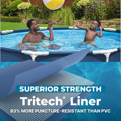 Bestway Steel Pro 12' x 30" Round Above Ground Pool Set with DuraPlus Liner
