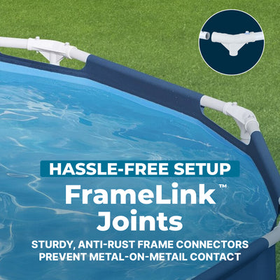 Bestway Steel Pro 12' x 30" Round Above Ground Pool Set with DuraPlus Liner